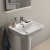 Ideal Standard I.Life B Basin and Full Pedestal 550mm Wide - 1 Tap Hole