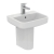 Ideal Standard I.Life B Basin and Semi Pedestal 450mm Wide - 1 Tap Hole