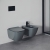 Ideal Standard I.Life B Rimless Wall Hung Toilet Pan Excluding Seat - Gloss Grey