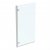 Ideal Standard I.Life Hinged LH Bathscreen 1500mm High x 815mm Wide 8mm Glass - Bright Silver