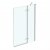Ideal Standard I.Life Hinged RH Bathscreen with Fixed Panel 1500mm High x 1000mm Wide 8mm Glass - Bright Silver