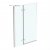 Ideal Standard I.Life Hinged LH Bathscreen with Fixed Panel 1500mm High x 1000mm Wide 8mm Glass - Bright Silver