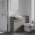 Ideal Standard I.Life Back to Wall WC Toilet Unit 600mm Wide - Matt Quartz Grey