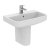 Ideal Standard I.Life S Compact Basin and Semi Pedestal 600mm Wide - 1 Tap Hole
