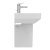 Ideal Standard I.Life S Compact Basin and Semi Pedestal 550mm Wide - 1 Tap Hole