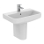 Ideal Standard I.Life S Compact Basin and Semi Pedestal 550mm Wide - 1 Tap Hole