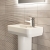 Ideal Standard I.Life S Compact Basin and Full Pedestal 450mm Wide - 1 Tap Hole | Thumbnail Image