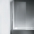 Ideal Standard Synergy Square Angle Hinged Bath Screen 1500mm H x 815mm W - 6mm Glass | Thumbnail Image