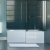 Ideal Standard Tempo Cube L-Shaped Square Shower Bath with Front Panel and Screen