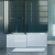 Ideal Standard Tempo Cube L-Shaped Square Shower Bath with Front Panel and Screen