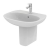 Ideal Standard Tesi Basin and Semi Pedestal 600mm Wide 1 Tap Hole