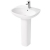 Ideal Standard Tesi Basin and Full Pedestal 550mm Wide 1 Tap Hole