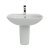 Ideal Standard Tesi Basin and Semi Pedestal 500mm Wide 1 Tap Hole