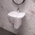 Ideal Standard Tesi Basin and Semi Pedestal 500mm Wide 1 Tap Hole