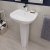 Ideal Standard Tesi Cloakroom Basin and Full Pedestal 450mm Wide 1 Tap Hole
