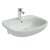 Ideal Standard Tesi Semi-Recessed Countertop Basin 550mm Wide - 1 Tap Hole