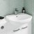 Ideal Standard Tesi Semi-Recessed Countertop Basin 550mm Wide - 1 Tap Hole