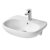 Ideal Standard Tesi Semi-Recessed Countertop Basin 550mm Wide - 1 Tap Hole