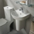 Ideal Standard Tesi Deck Mounted Mini Basin Mixer Tap Without Waste - Chrome | Thumbnail Image