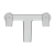 Ideal Standard Tesi Pillar Mounted Bath Filler Tap - Chrome | Thumbnail Image