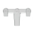 Ideal Standard Tesi Pillar Mounted Bath Shower Mixer Tap with Shower Set - Chrome | Thumbnail Image