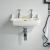 Ideal Standard Waverley Wall Hung Basin 450mm Wide - 2 Tap Hole