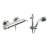 Impey TMV2 Bar Shower Mixer With Extra-Long Riser Rail Hose with Head Pack Chrome