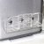 Insignia Platinum Quadrant Steam Shower Cabin 1000mm x 1000mm - Chrome Frame