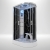 Insignia Platinum Black Marble Offset Quadrant Steam Shower Bath Cabin 1200mm x 800mm LH - Chrome Frame | Thumbnail Image
