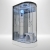 Insignia Platinum Offset Quadrant Steam Shower Cabin 1200mm x 800mm LH - Black Frame | Thumbnail Image