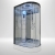 Insignia Platinum Offset Quadrant Non Steam Shower Cabin 1100mm x 700mm LH - Black Frame | Thumbnail Image