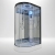 Insignia Platinum Offset Quadrant Non Steam Shower Cabin 1200mm x 800mm RH - Black Frame | Thumbnail Image