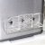 Insignia Platinum Rectangular Steam Twin Shower Cabin 1400mm x 900mm - Chrome Frame