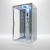Insignia Premium Rectangular Non Steam Shower Cabin 1050mm x 850mm - Chrome Frame | Thumbnail Image