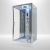 Insignia Premium Rectangular Steam Shower Cabin 1050mm x 850mm - Chrome Frame | Thumbnail Image