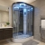 Insignia Premium Offset Quadrant Non Steam Shower Cabin 1100mm x 700mm RH - Black Frame | Thumbnail Image