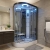 Insignia Premium Offset Quadrant Steam Shower Cabin 1200mm x 800mm RH - Black Frame | Thumbnail Image
