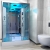 Insignia Premium Rectangular Non Steam Twin Shower Cabin 1400mm x 900mm - Chrome Frame | Thumbnail Image
