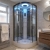 Insignia Premium Quadrant Non Steam Shower Cabin 900mm x 900mm - Black Frame | Thumbnail Image