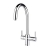 InSinkErator 3N1 J Shape Kitchen Sink Mixer Tap with Neo Tank and Filter - Chrome