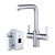 InSinkErator 4N1 L Shape Kitchen Sink Mixer Tap with Neo Tank and Filter - Chrome
