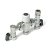 Intamix Thermostatic Mixing Valve 15mm with Service Valves and Compression Top Connector