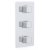 Inta Mio Thermostatic Concealed 3 Outlet Shower Valve Triple Handle - Chrome