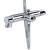 Inta Plus Thermostatic Bath Shower Mixer with Deck Mounting Legs Chrome