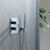 JTP Amore Thermostatic Concealed 3 Outlets Shower Valve Dual Handle - Chrome | Thumbnail Image