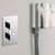 JTP Athena Thermostatic Concealed Shower Valve 1 Outlet with Dual Handle - Chrome