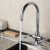 JTP Chelsea Mono Kitchen Sink Mixer Tap Dual Handle Chrome