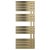 JTP Cleo Designer Heated Towel Rail 1400mm H x 550mm W Brushed Brass | Thumbnail Image