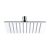 JTP Glide Ultra-Thin Square Ceiling Mounted Fixed Shower Head 250mm x 250mm - Chrome