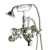JTP Grosvenor Cross Wall Mounted Bath Shower Mixer Tap with Shower Kit - Nickel | Thumbnail Image